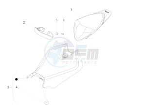 RS 125 4T E4 ABS EMEA EU drawing Saddle