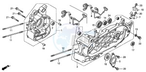 FES125 S-WING drawing CRANKCASE (FES1257/A7)(FES1507/A7)