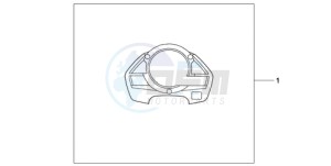 CB600FA9 Spain - (SP / ABS 25K) drawing METER PANEL