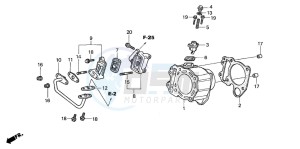 NSS250EX FORZA EX drawing CYLINDER/REED VALVE