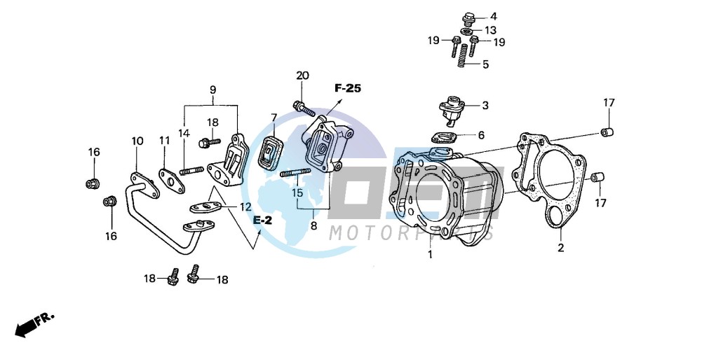 CYLINDER/REED VALVE