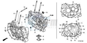 TRX420FPA9 Australia - (U) drawing CRANKCASE