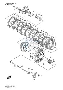 GSR750 EU drawing CLUTCH