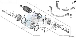 VT750SE Shadow E drawing STARTER MOTOR