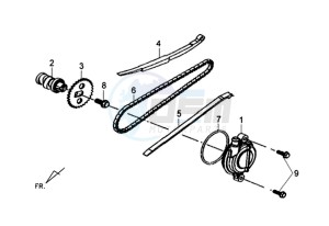 X'PRO 50 (45 KM/H) (AE05W4-EU) (L4-M1) drawing CYL. HEAD L. SIDE COVER / X'PRO 50 (45 KM/H) (AE05W4-EU) (L4-M1)