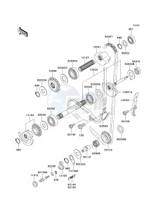 KL 650 A [KLR 650] (A6F-A7F) A6F drawing BALANCER