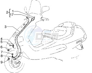 Hexagon 125 GT drawing Electrical devices