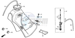 CRM50R drawing FUEL TANK