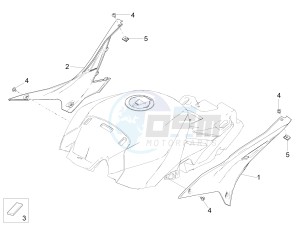 RSV4 1100 RACING FACTORY E4 ABS (NAFTA) drawing Central body