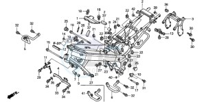 NT650V drawing FRAME BODY