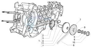 Fly 150 4t drawing Driving pulley