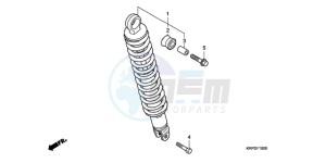 SCV100F9 Australia - (U) drawing REAR CUSHION