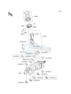 ZX 600 P [NINJA ZX-6R] (7F-8FA) P8F drawing CRANKSHAFT_PISTON-- S- -