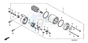 VFR1200FB drawing STARTING MOTOR