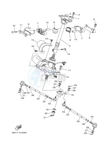 YFM700FWAD YFM70GPSH GRIZZLY 700 EPS SPECIAL EDITION (2UDM) drawing STEERING