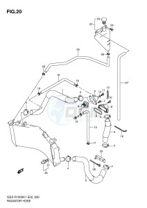 GSX-R1000 (E2) drawing RADIATOR HOSE