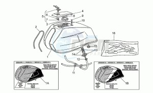 Le Mans 1000 drawing Fuel tank