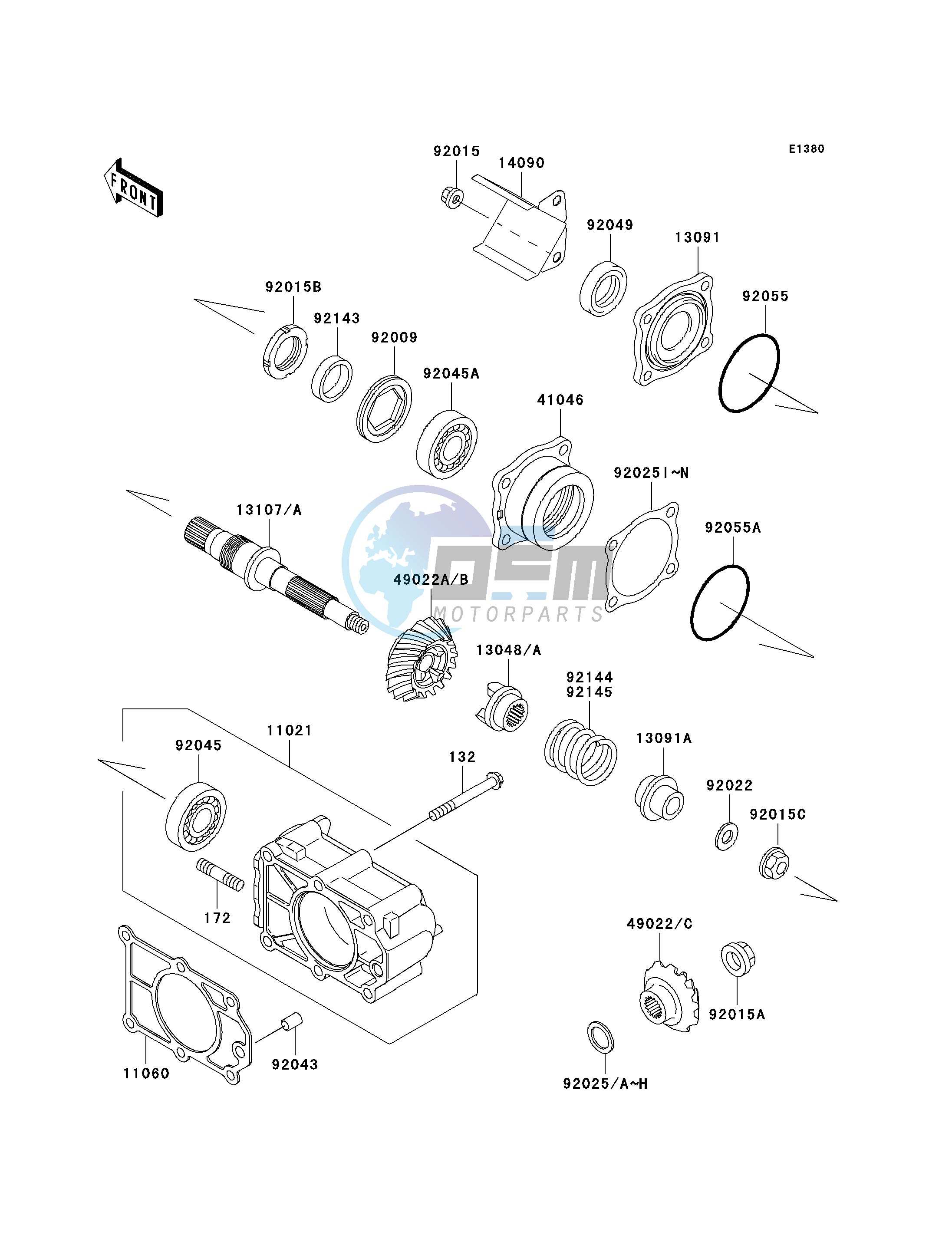 BEVEL GEAR CASE