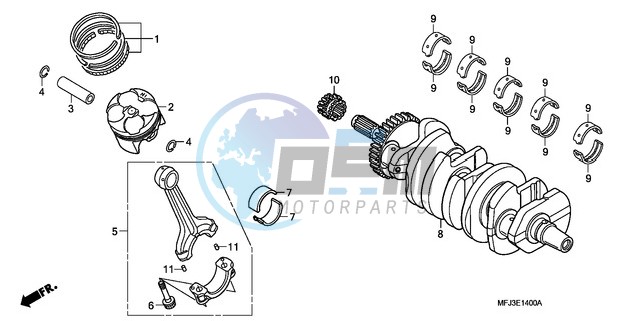 CRANKSHAFT/PISTON