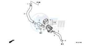 CBR1000RR9 Australia - (U / MME) drawing AIR INJECTION CONTROL VALVE