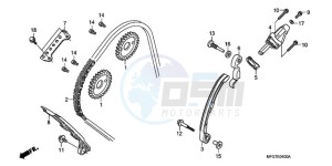 CB600FA9 Europe Direct - (ED / ABS) drawing CAM CHAIN/TENSIONER