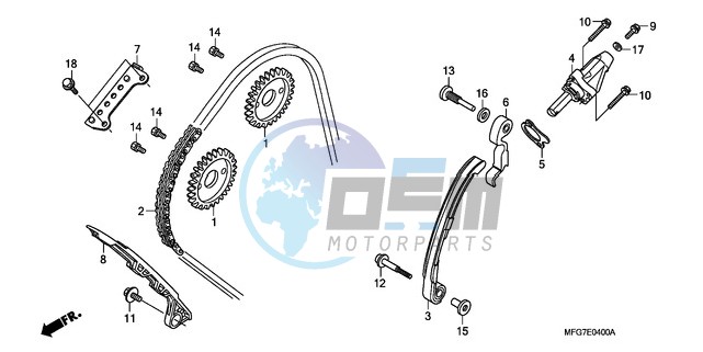 CAM CHAIN/TENSIONER