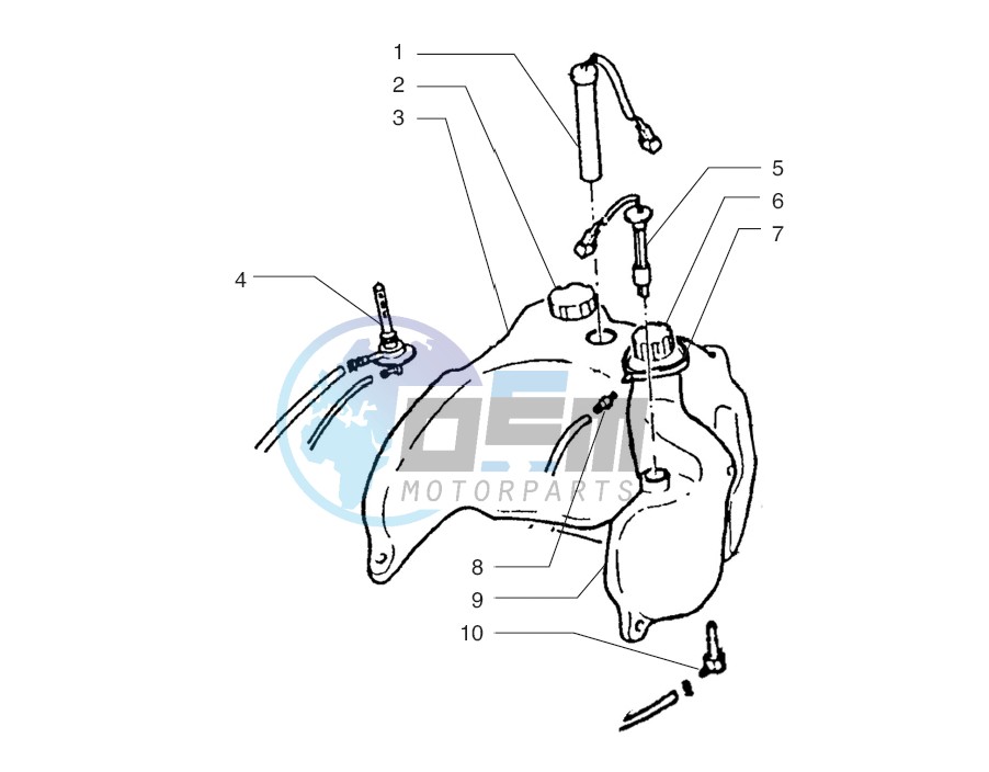 Fuel tank-Oil tank