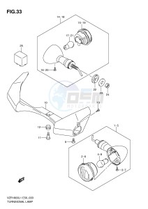 VZR1800 (E50) INTRUDER drawing TURNSIGNAL LAMP