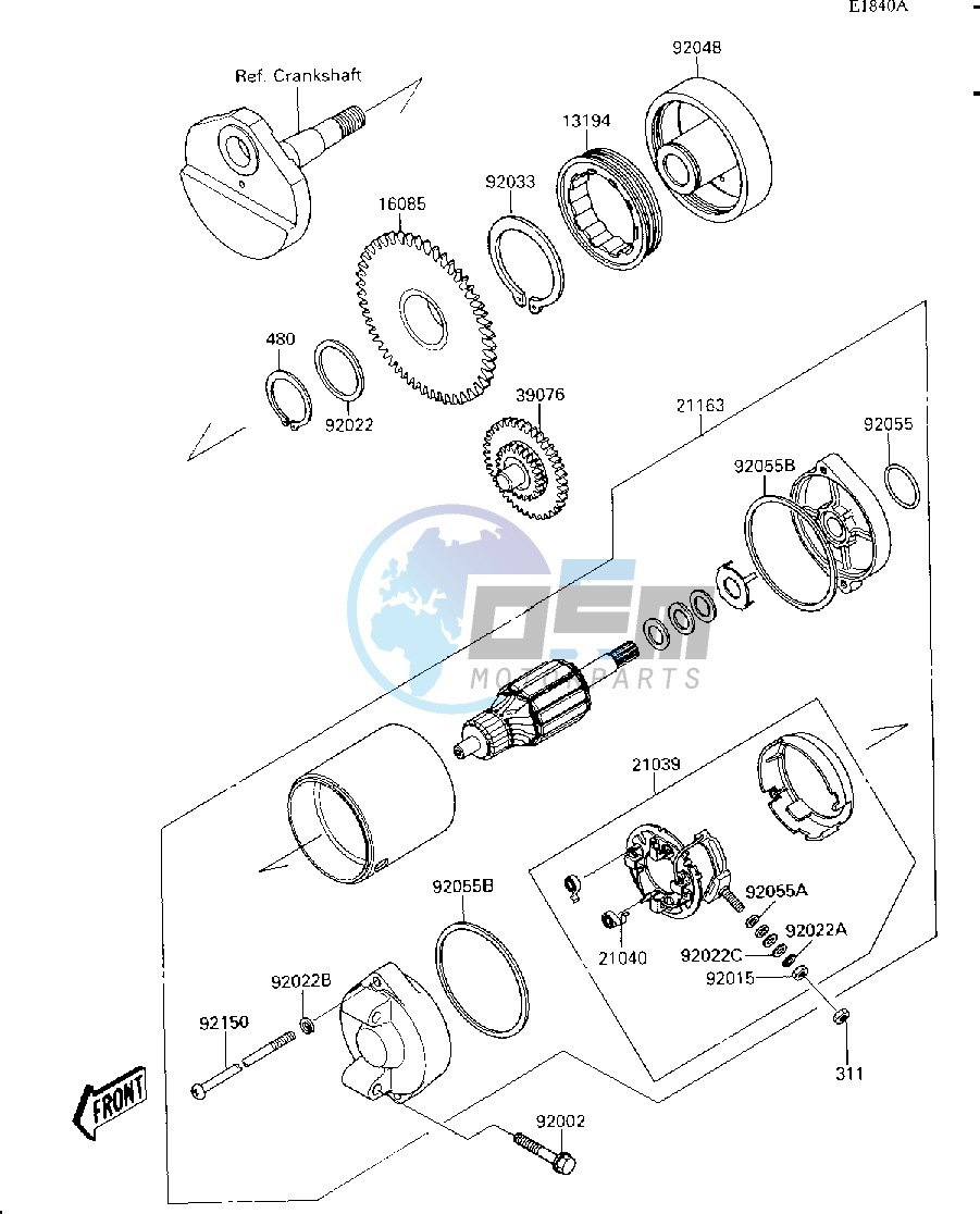 STARTER MOTOR-- JS300-A2- -