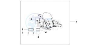 CB600F39 Europe Direct - (ED / ST 25K) drawing HUGGER