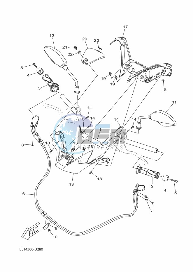 STEERING HANDLE & CABLE