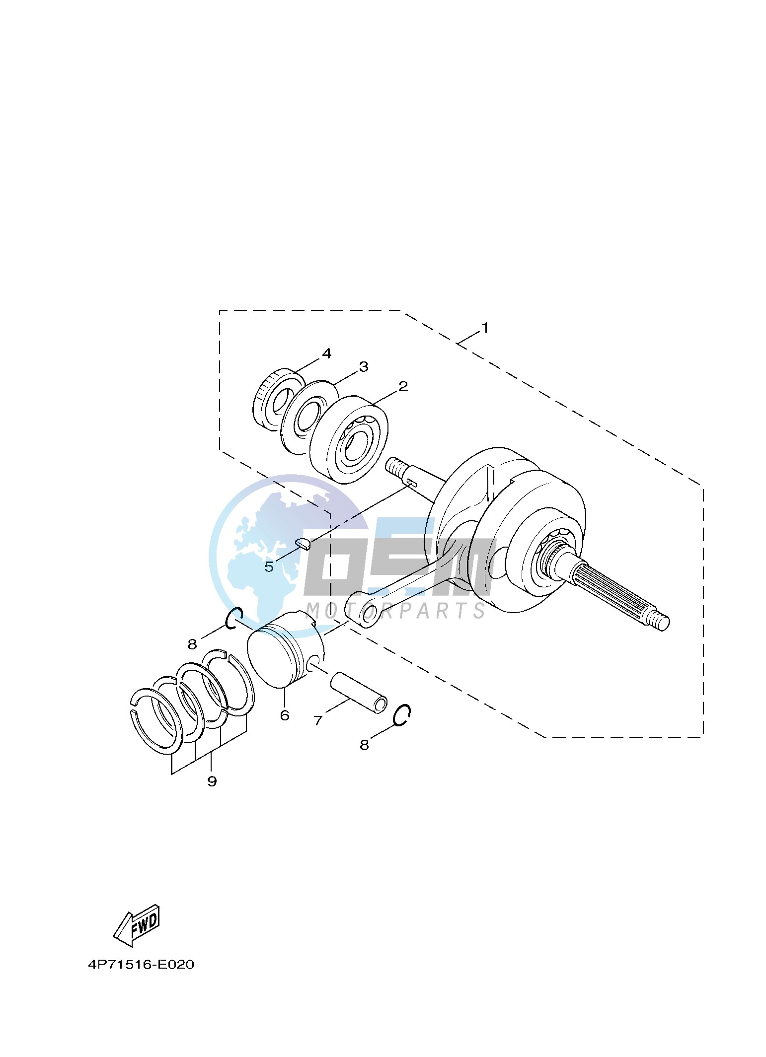 CRANKSHAFT & PISTON