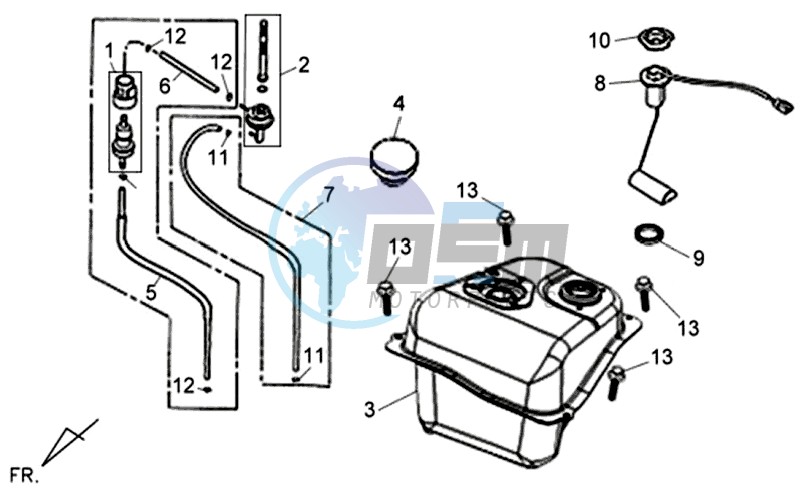 FUEL TANK - FUEL CUT