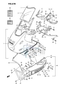 GSX1100 (E2) drawing COWLING (MODEL L 3BF)