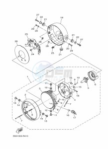 XSR900 MTM850 (BAED) drawing HEADLIGHT