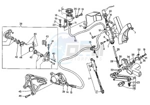 SUPERCITY 125 drawing REAR BRAKE SYSTEM