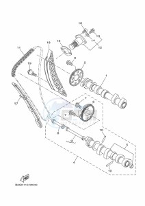 MT-07 MTN690 (BAT1) drawing CAMSHAFT & CHAIN