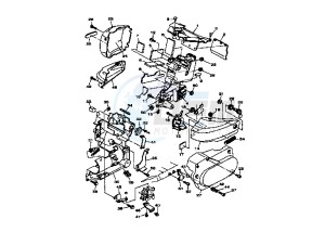 XVS A DRAG STAR CLASSIC 1100 drawing SIDE COVERS