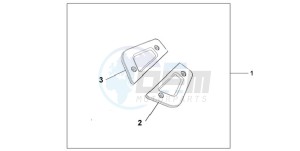 GL18009 France - (F / AB CMF NAV) drawing CHROME P.STEP UND