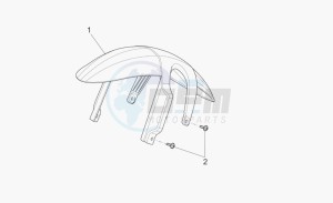 Griso V 850 IE IE drawing Front mudguard