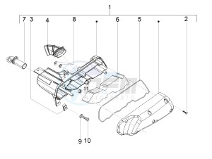 SCARABEO 50 2T CARBURATORE E4 STREET (EMEA) drawing Air box