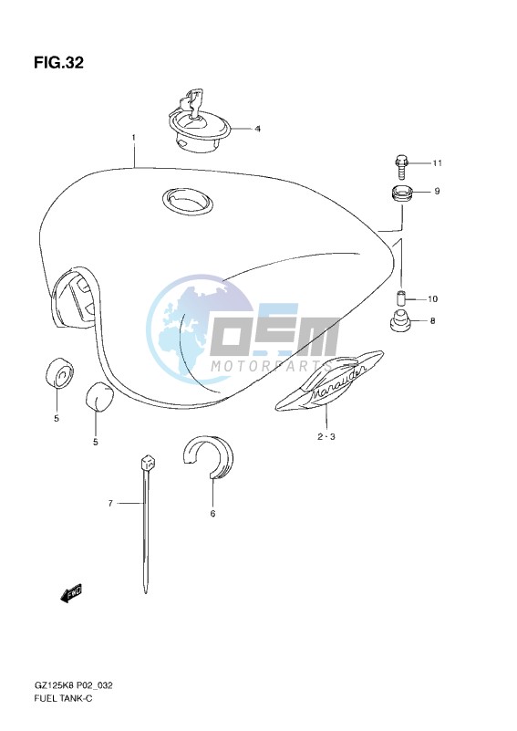 FUEL TANK K9L0