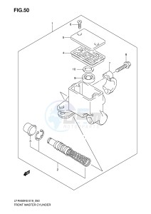 LT-R450 (E19) drawing FRONT MASTER CYLINDER