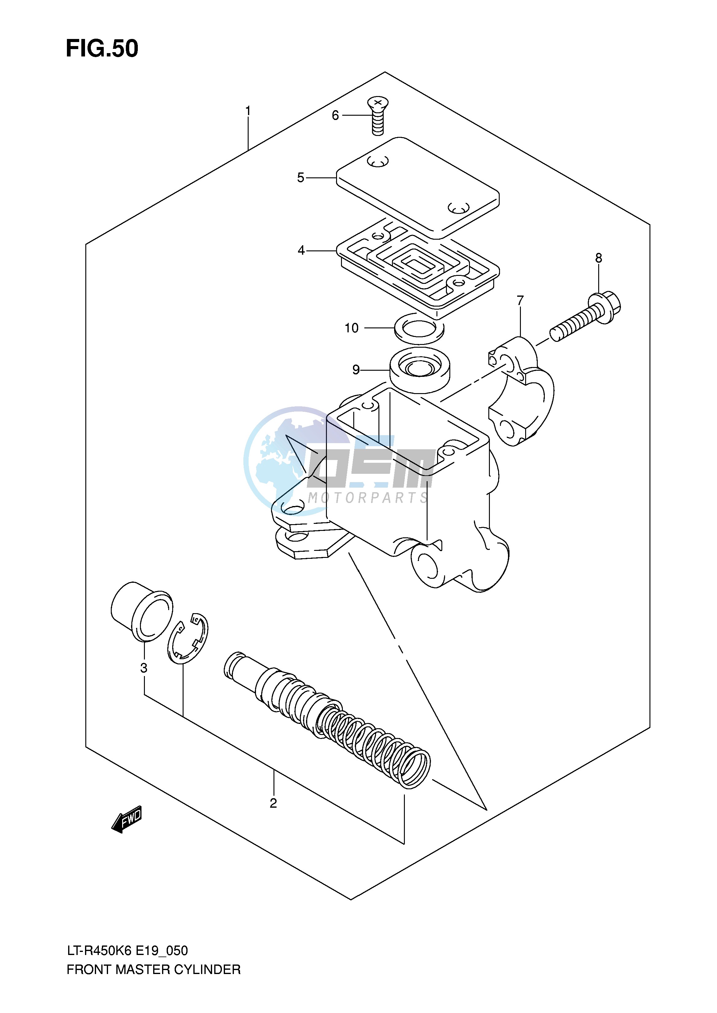 FRONT MASTER CYLINDER