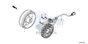 TRX420FPMD TRX420 Europe Direct - (ED) drawing GENERATOR