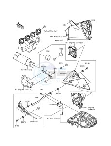 Z800_ABS ZR800DEF UF (UK FA) XX (EU ME A(FRICA) drawing Accessory(Belly Pan)