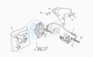 California 1100 Stone Special Sport drawing Rear brake caliper