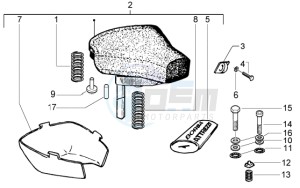 Ciao 50 Euro 1 drawing Saddle