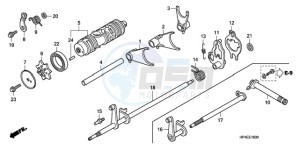 TRX420FPM9 U / 4WD drawing GEARSHIFT FORK