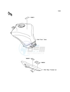 Z1000 ZR1000DDF FR GB XX (EU ME A(FRICA) drawing Labels